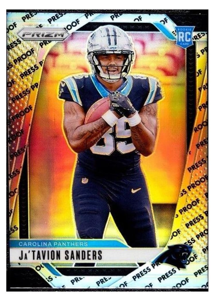 2024 Panini Prizm Base Set Ja'Tavion Sanders Press Proof #343 card