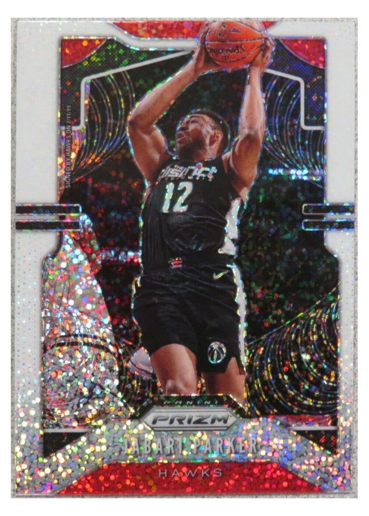 2019-20 Panini Prizm Base Set Jabari Parker White Sparkle Prizm #238 card