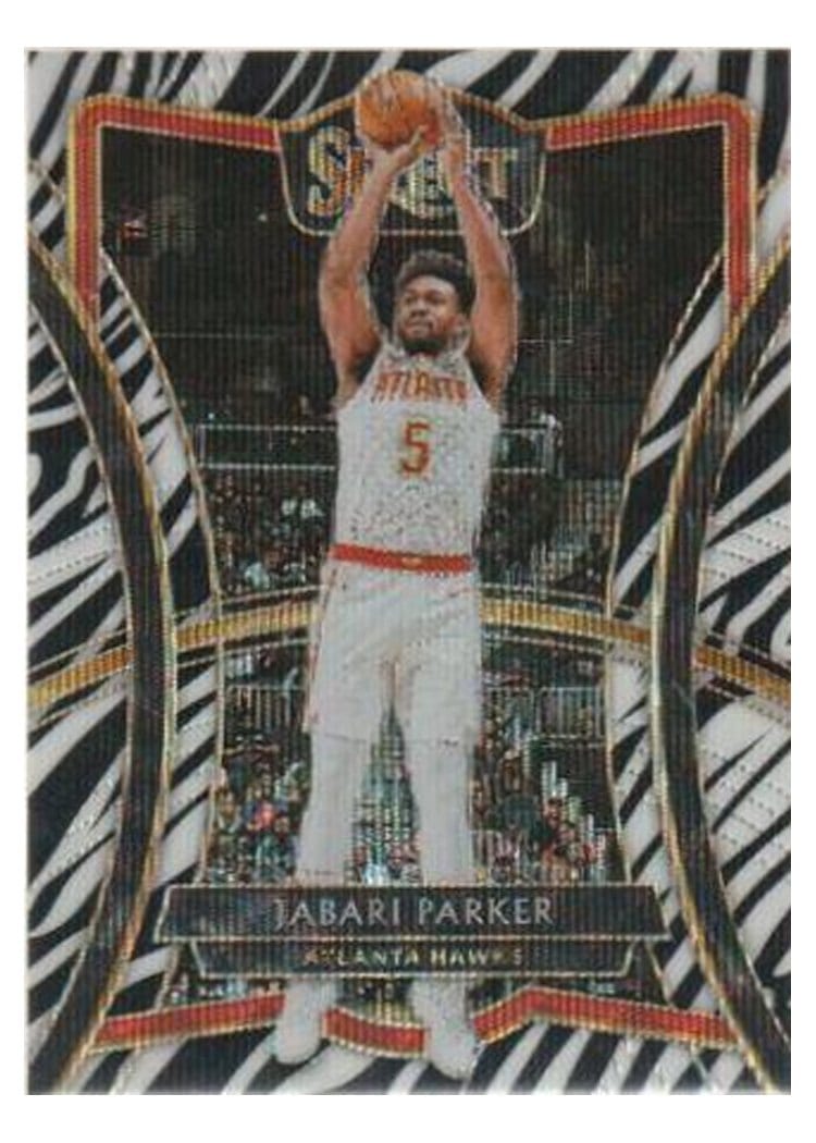 2019-20 Panini Select Base Set Jabari Parker Zebra Prizm #130 card