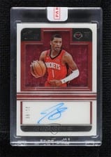 2022-23 Panini One and One Rookie Autographs Jabari Smith Jr #RA-JSJ card