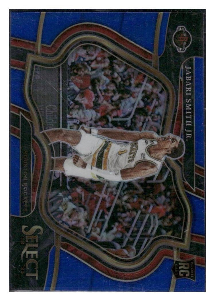 2022-23 Panini Select Base Set Jabari Smith Jr. Blue Retail #291 card