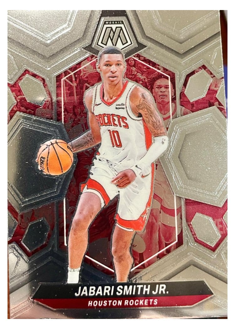 2023-24 Panini Mosaic Base Set Jabari Smith Jr. #7 card