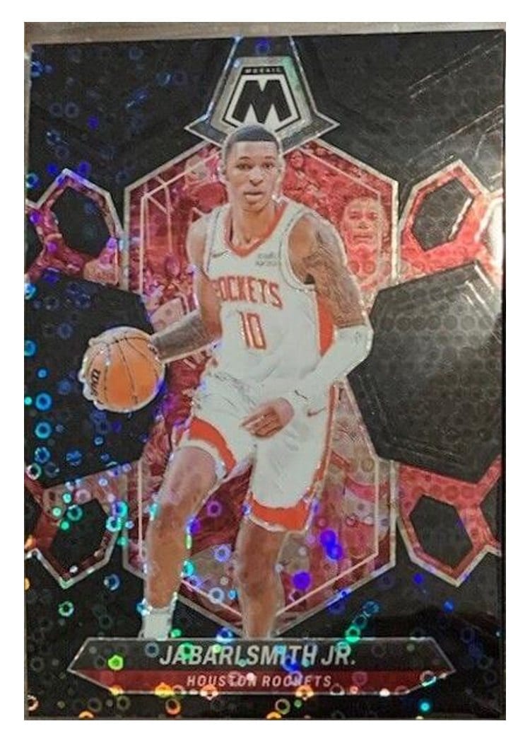 2023-24 Panini Mosaic Base Set Jabari Smith Jr. #7 card