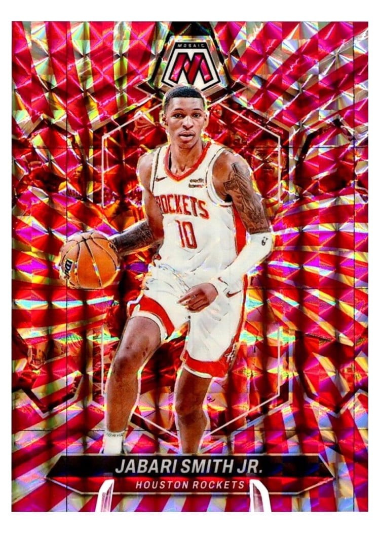 2023-24 Panini Mosaic Base Set Jabari Smith Jr. #7 card