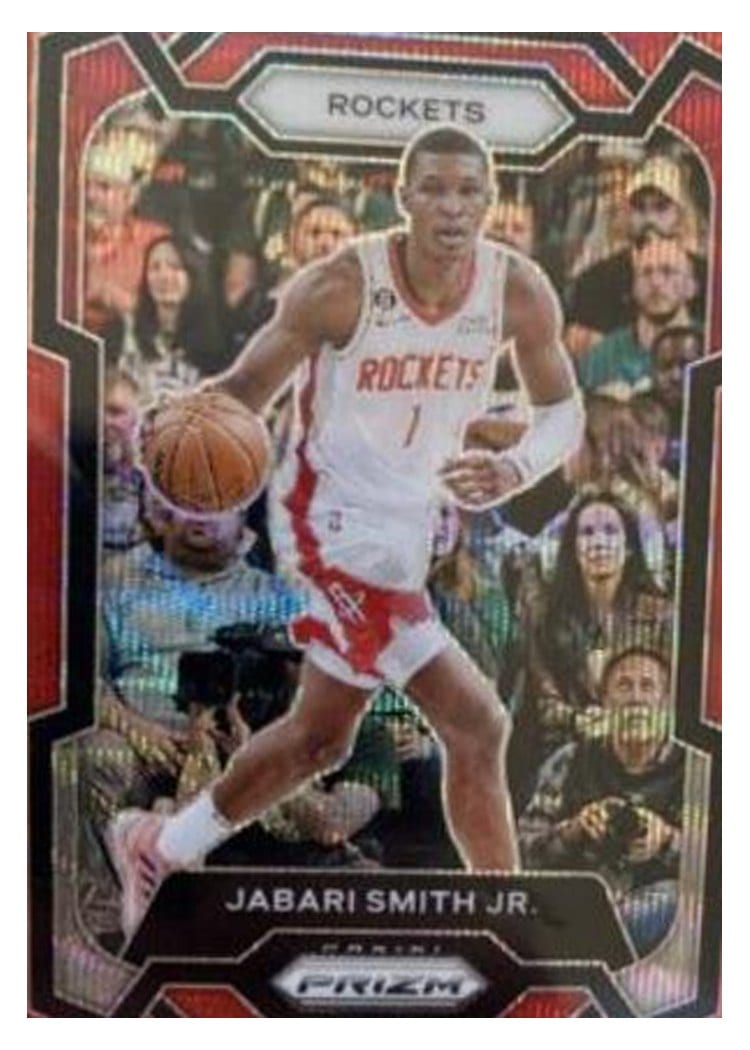 2023-24 Panini Prizm Base Set Jabari Smith Jr. #49 card