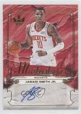 2024-25 Panini Court Kings Masterstrokes Autographs Jabari Smith Jr. #MS-JSJ