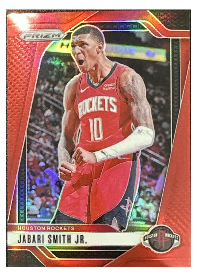 2024-25 Panini Prizm Base Set Jabari Smith Jr. #77 card