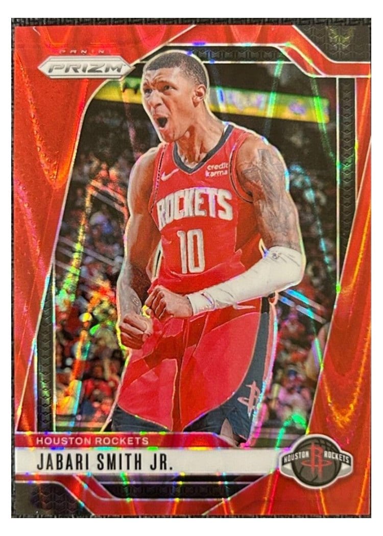 2024-25 Panini Prizm Base Set Jabari Smith Jr. #77 card