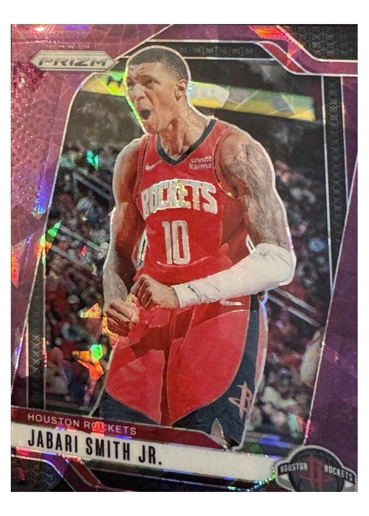 2024-25 Panini Prizm Base Set Jabari Smith Jr. #77 card