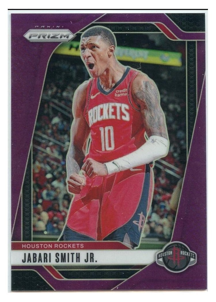 2024-25 Panini Prizm Base Set Jabari Smith Jr. #77 card
