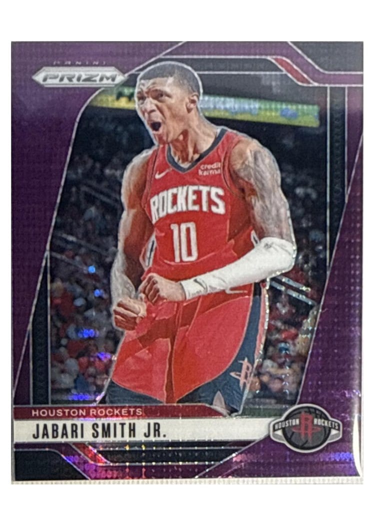 2024-25 Panini Prizm Base Set Jabari Smith Jr. #77 card