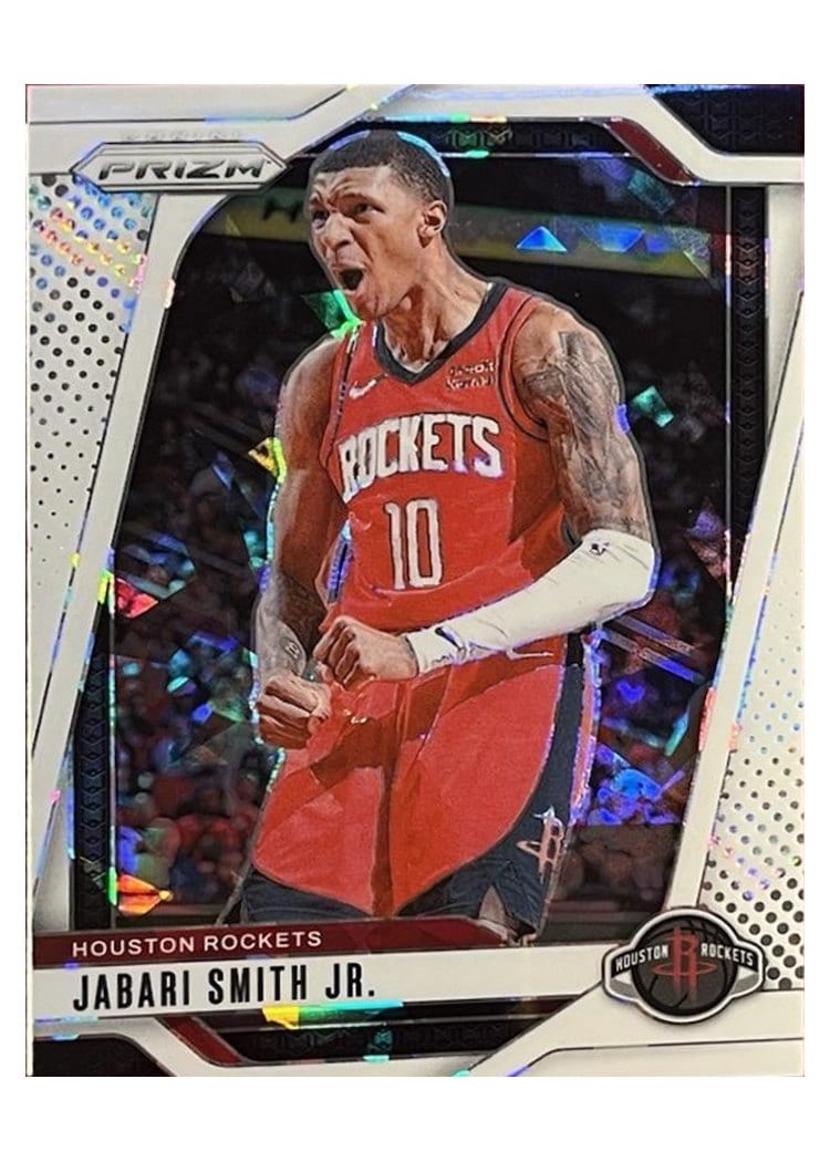 2024-25 Panini Prizm Base Set Jabari Smith Jr. #77 card