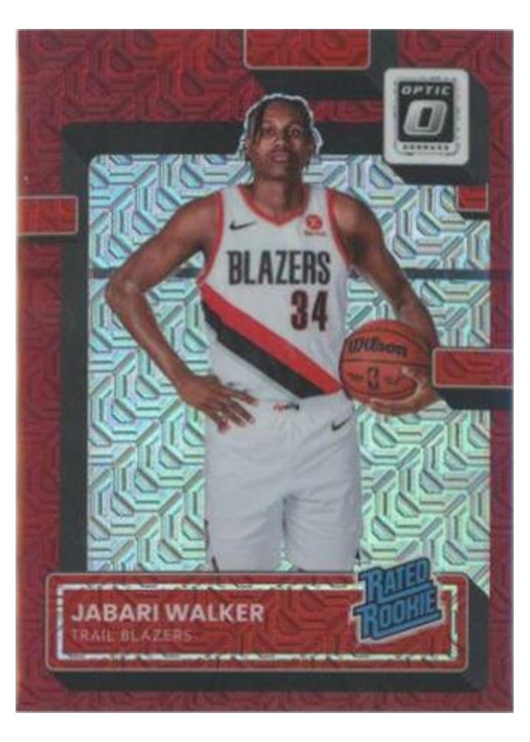 2022-23 Donruss Optic Base Set Jabari Walker #242 card