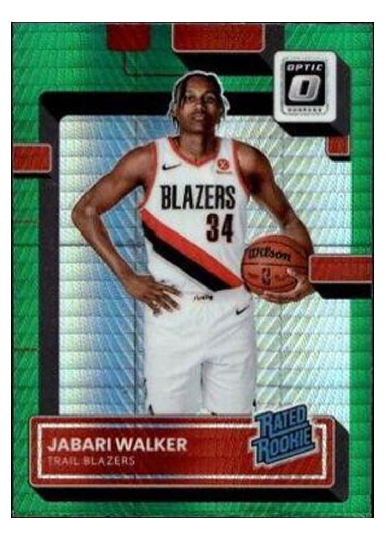 2022-23 Donruss Optic Base Set Jabari Walker #242 card