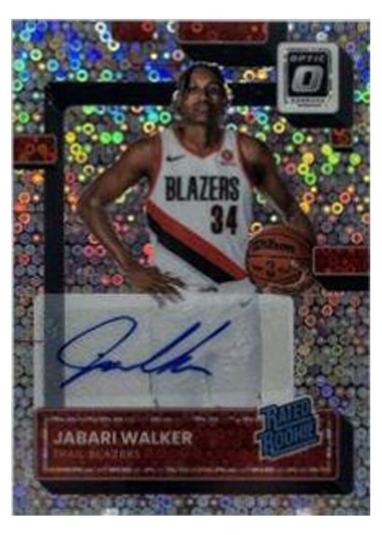 2022-23 Donruss Optic Base Set Jabari Walker #242 card