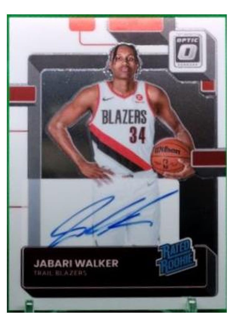 2022-23 Donruss Optic Base Set Jabari Walker #242 card