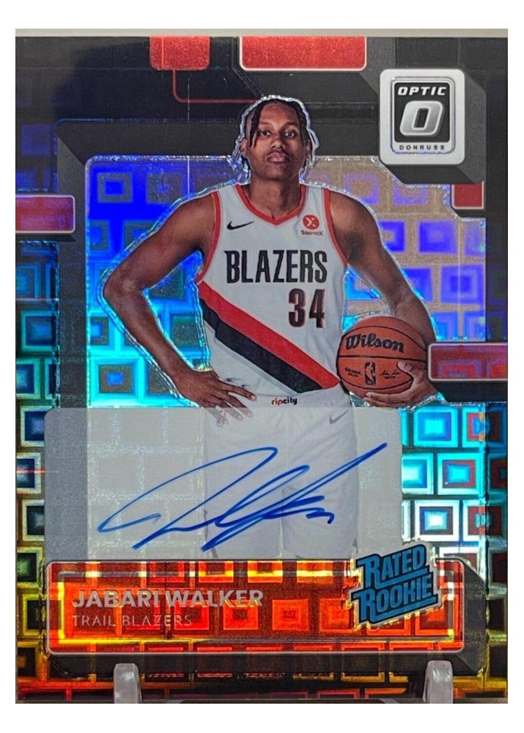2022-23 Donruss Optic Base Set Jabari Walker #242 card