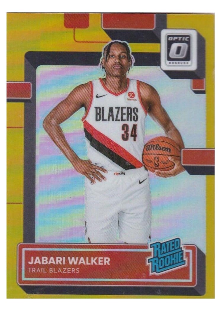 2022-23 Donruss Optic Base Set Jabari Walker #242 card