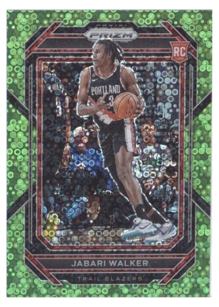 2022-23 Panini Prizm Base Set Jabari Walker #237 card