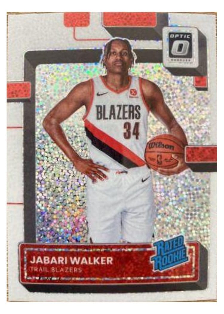 2022-23 Panini Prizm Base Set Jabari Walker #237 card