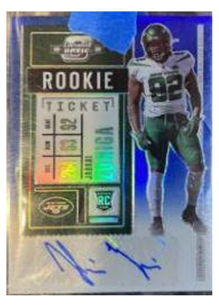 2020 Panini Contenders Optic Base Set Jabari Zuniga #175 card