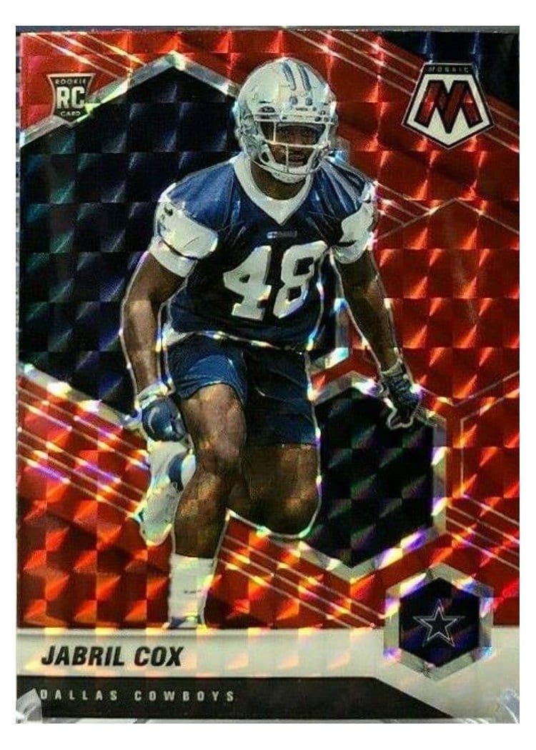 2021 Panini Mosaic Base Set Jabril Cox #369 card