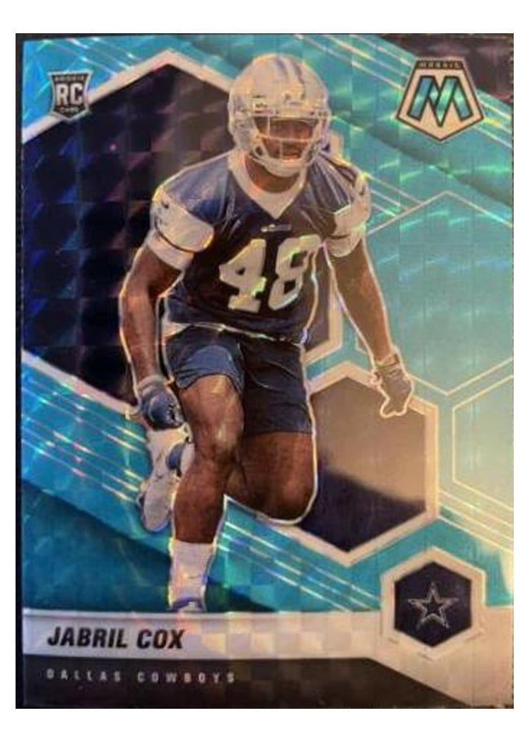 2021 Panini Mosaic Base Set Jabril Cox #369 card