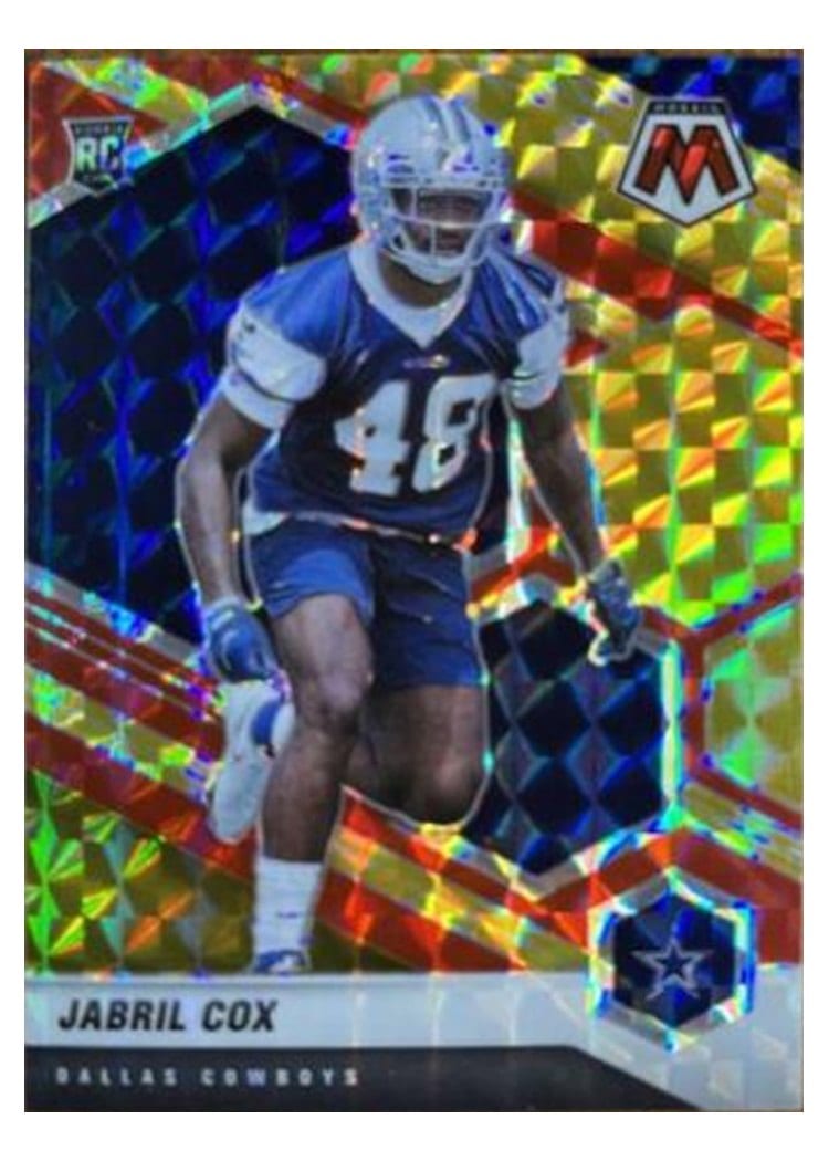 2021 Panini Mosaic Base Set Jabril Cox #369 card