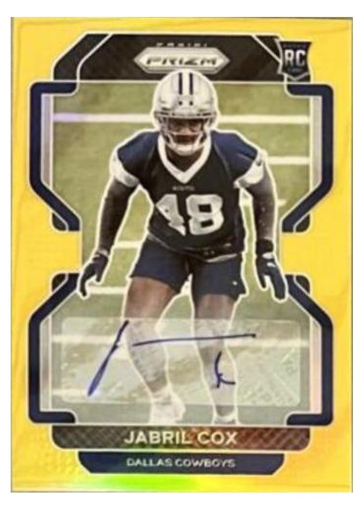 2021 Panini Prizm Base Set Jabril Cox #394 card