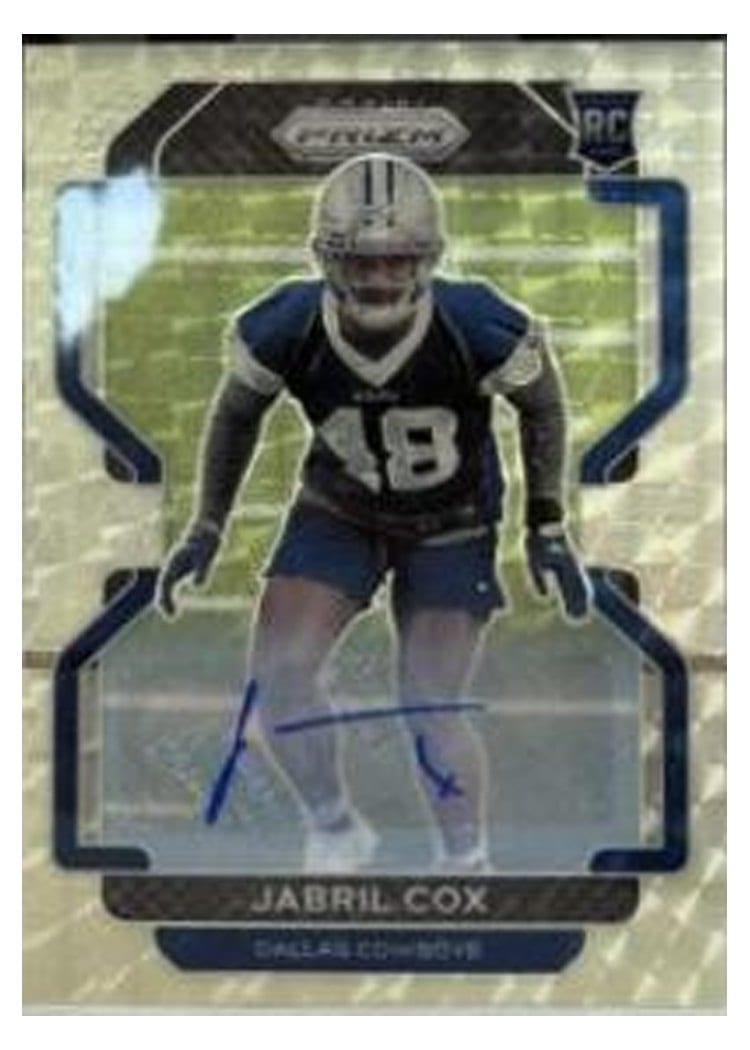2021 Panini Prizm Base Set Jabril Cox #394 card