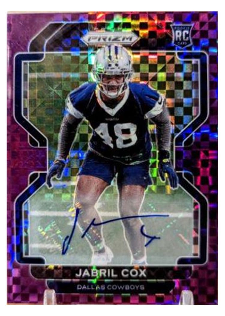 2021 Panini Prizm Base Set Jabril Cox #394 card