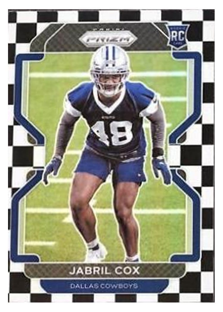 2021 Panini Prizm Base Set Jabril Cox #394 card