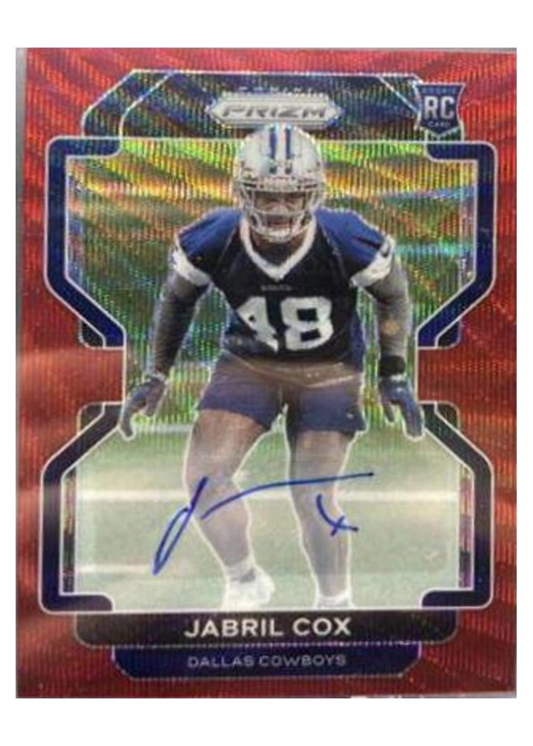2021 Panini Prizm Base Set Jabril Cox #394 card