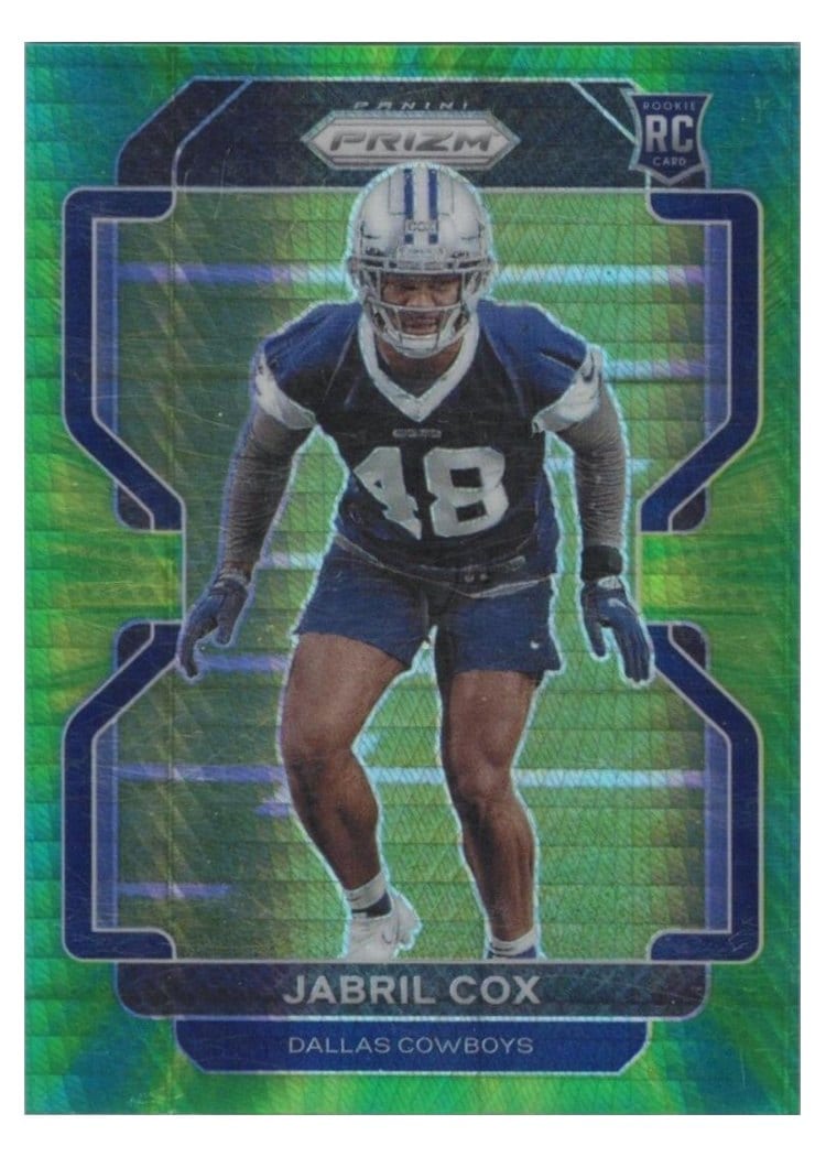 2021 Panini Prizm Base Set Jabril Cox #394 card