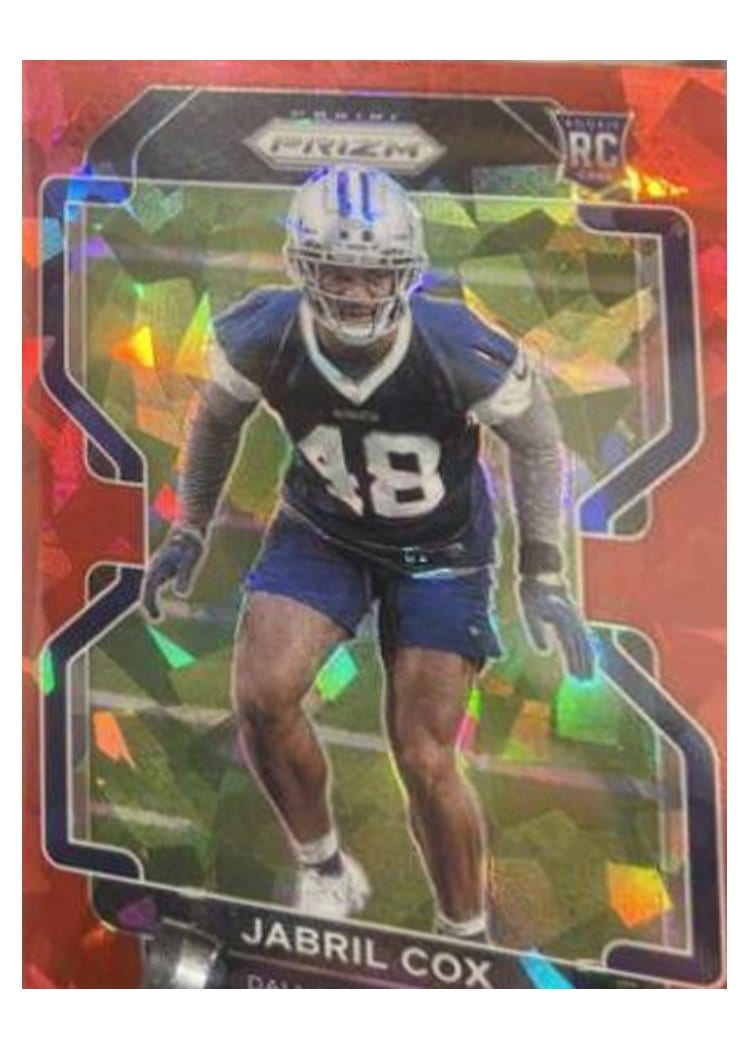 2021 Panini Prizm Base Set Jabril Cox #394 card