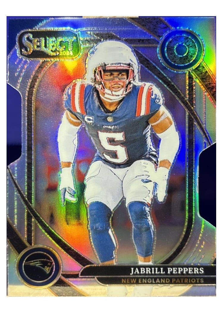 2024 Panini Select Base Set Jabrill Peppers Silver Prizm Die-Cut #262 card