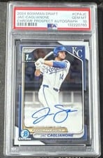 2024 Bowman Draft Chrome Prospect Autograph Jac Caglianone #CPA-JC card