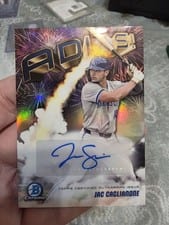 2025 Bowman Chrome Adios Autographs Jac Caglianone #AAV-JC card