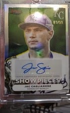 2025 Bowman's Best Bowman Showpieces Autographs Jac Caglianone #BSA-JC card
