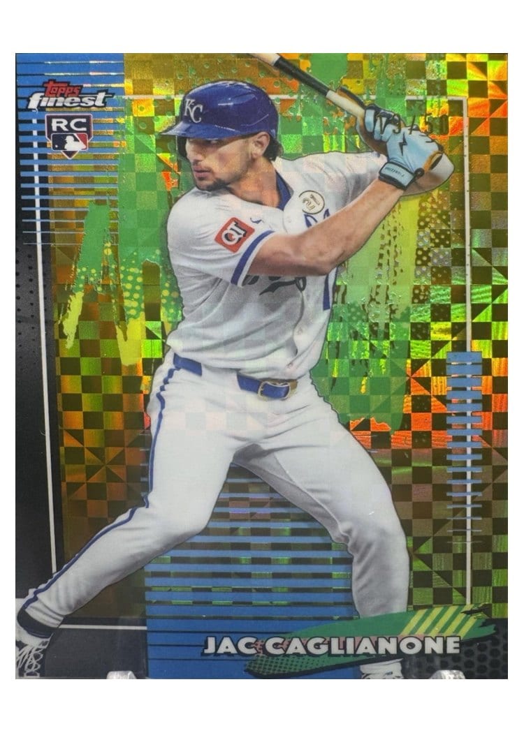 2026 Topps Finest Jac Caglianone Gold X-Fractor #1 card