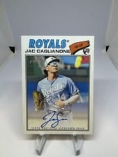 2026 Topps Heritage Real One Autographs Jac Caglianone #ROA-JCAG card