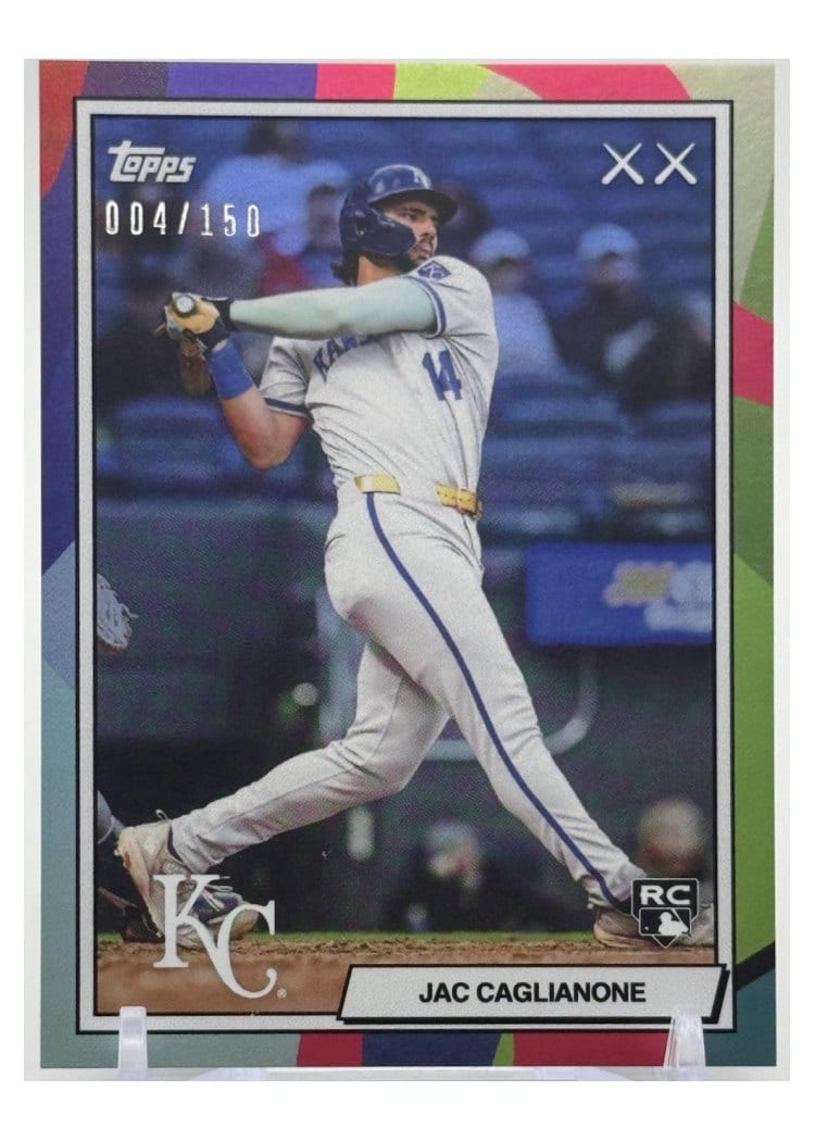 2026 Topps KAWS X MLB Jac Caglianone Blue #13 card