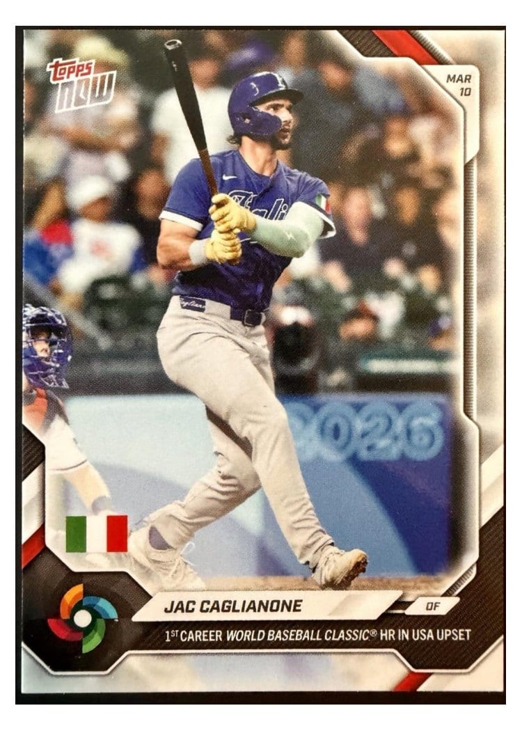2026 Topps Now WBC Jac Caglianone #WB23 card