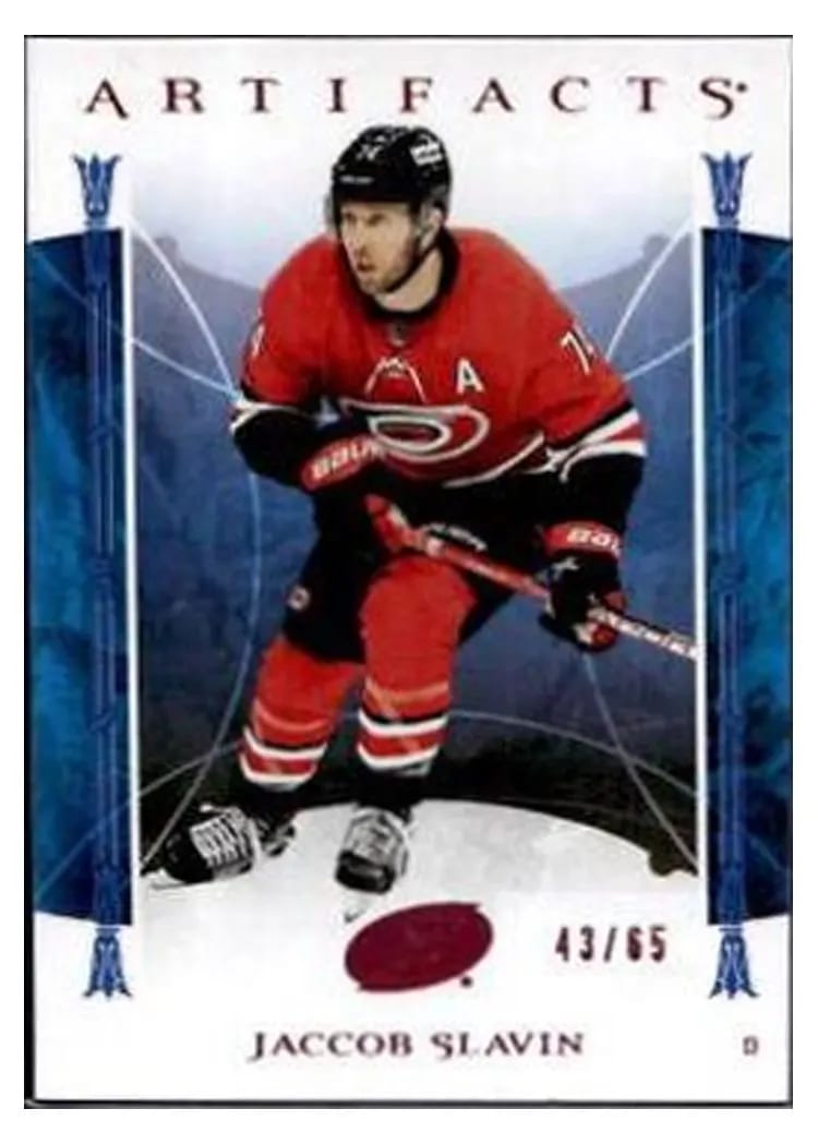 2022-23 Upper Deck Artifacts Base Set Jaccob Slavin #2 card