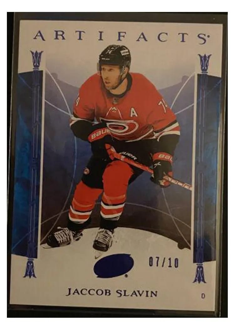 2022-23 Upper Deck Artifacts Base Set Jaccob Slavin #2 card