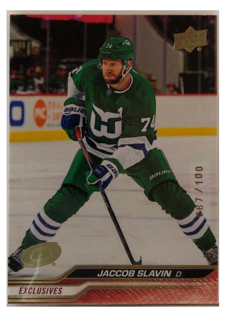 2023-24 Upper Deck Base Set Jaccob Slavin #35 card