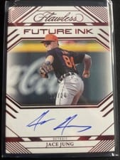 2024 Panini Flawless Future Ink Jace Jung #FI-JJ card