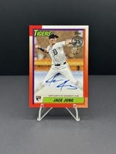 2025 Topps 1990 Topps Baseball Autographs Series Two Jace Jung #90B2-JJ card