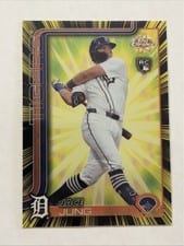 2025 Topps Chrome Radiating Rookies Jace Jung #RR-3 card