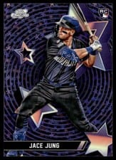 2025 Topps Cosmic Chrome StarFractor Jace Jung #SF-72 card